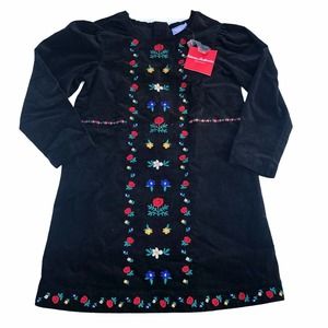 Hanna Andersson 120cm Sno Happy Velveteen Dress